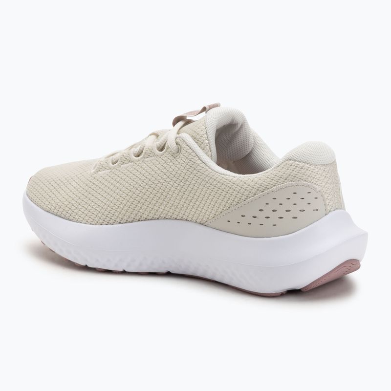 Moteriški bėgimo batai Under Armour Charged Surge 4 summit white/tourmaline pink/metallic tourmaline pink 3