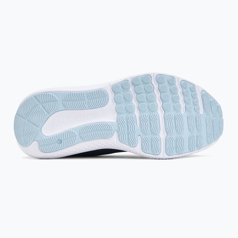 Moteriški bėgimo batai Under Armour Charged Surge 4 washed navy/blue calm/metallic blue calm 4