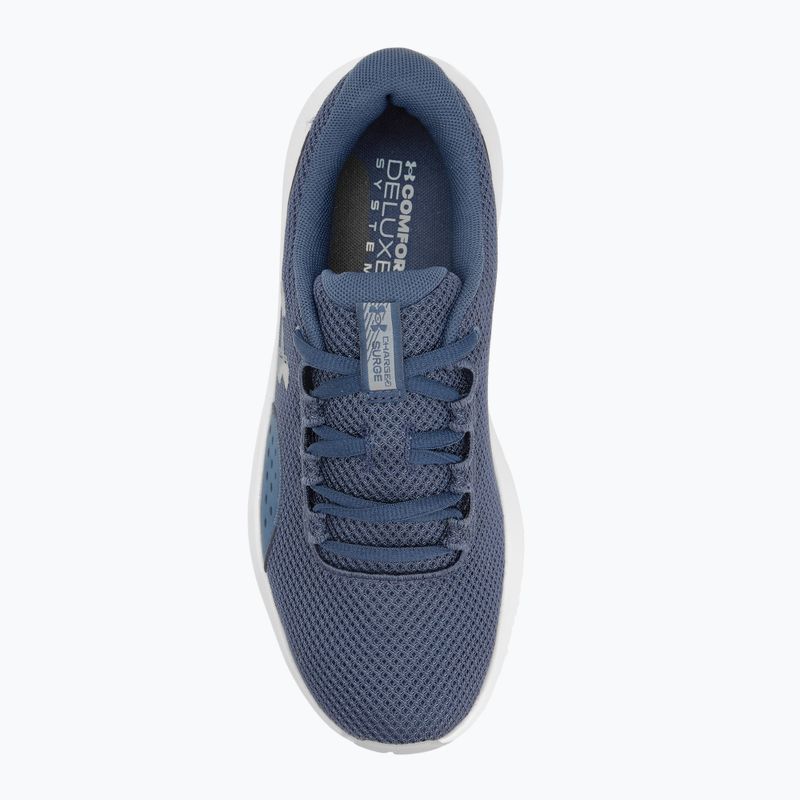 Moteriški bėgimo batai Under Armour Charged Surge 4 washed navy/blue calm/metallic blue calm 5