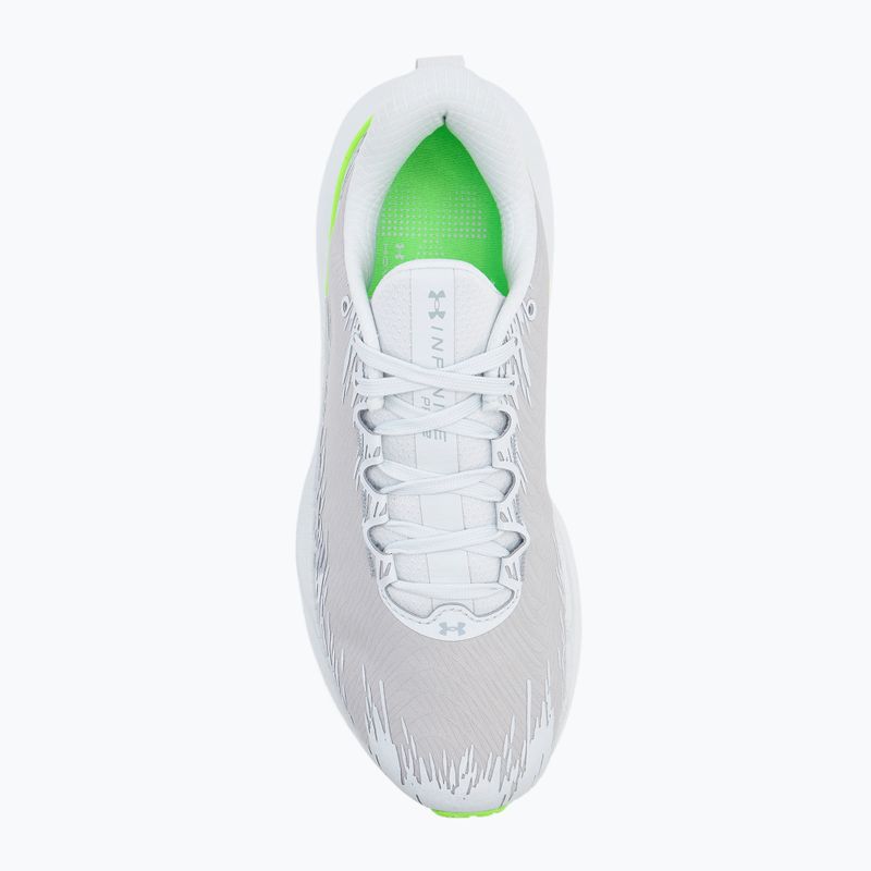 Bėgimo batai Under Armour Infinite Pro 2 Storm distant gray/mod gray/hyper green 5