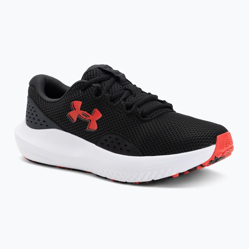 Vyriški bėgimo batai Under Armour Charged Surge 4 black/anthracite/racer red