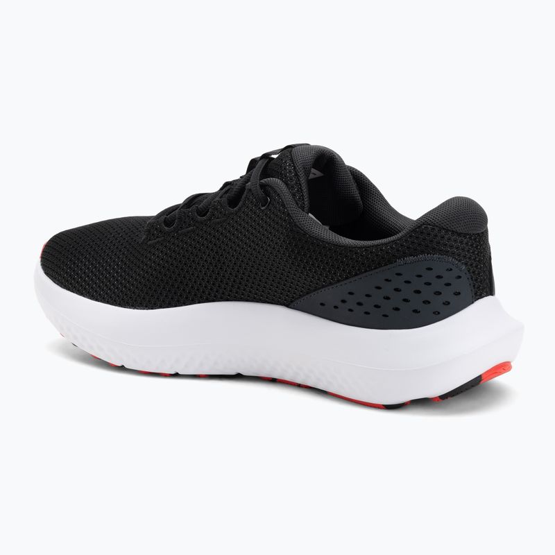 Vyriški bėgimo batai Under Armour Charged Surge 4 black/anthracite/racer red 3
