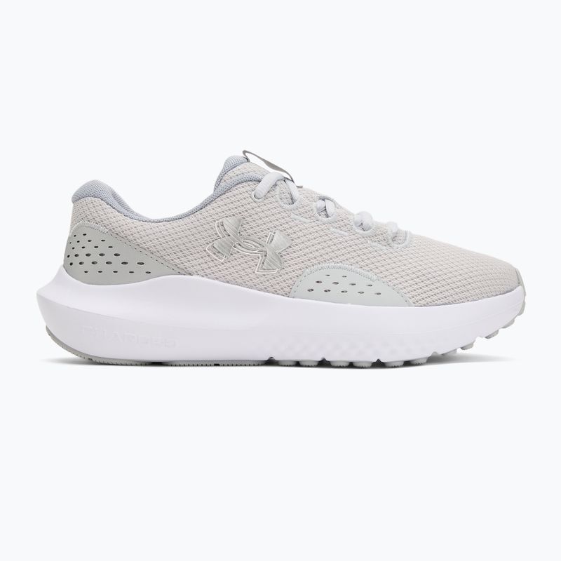 Moteriški bėgimo batai Under Armour Charged Surge 4 halo gray/metallic silver/metallic silver 2