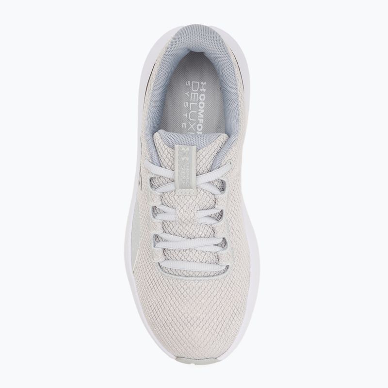 Moteriški bėgimo batai Under Armour Charged Surge 4 halo gray/metallic silver/metallic silver 5