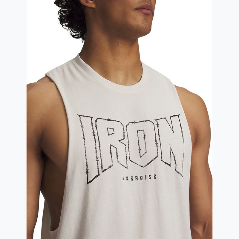 Vyriški treniruočių marškinėliai Under Armour Project Rock stone/black 4