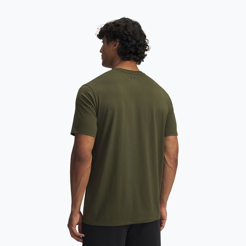 Vyriški treniruočių marškinėliai Under Armour Project Rock Payoff Graphic expedition green/black 2