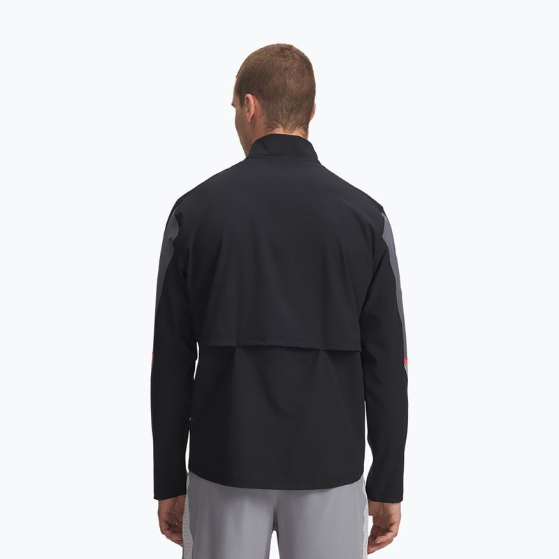 Vyriška bėgimo striukė Under Armour Velociti Storm black/castlerock/reflective 2