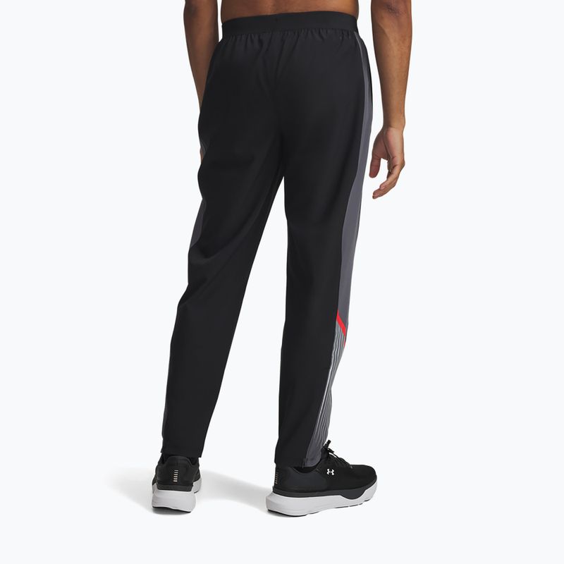 Vyriški bėgimo šortai Under Armour Velociti Storm black/castlerock/reflective 3