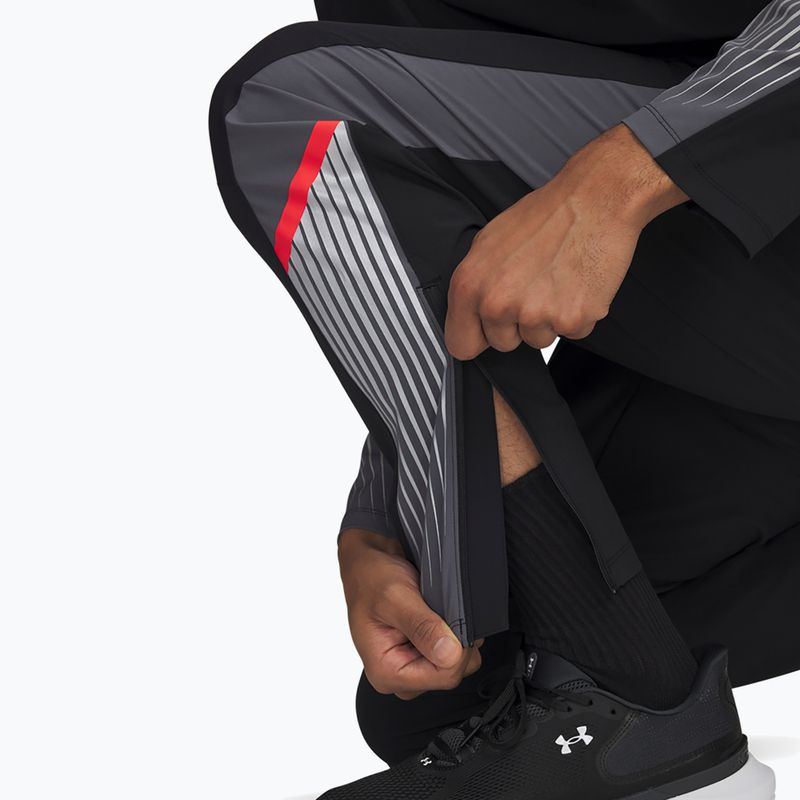 Vyriški bėgimo šortai Under Armour Velociti Storm black/castlerock/reflective 4