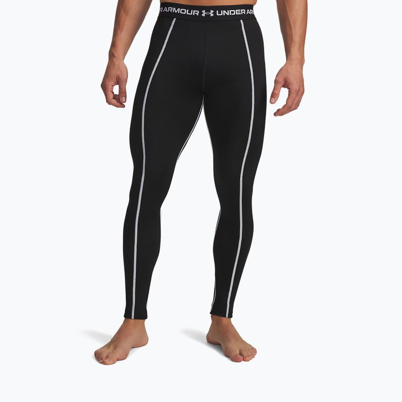 Vyriškos tamprės Under Armour Cold Weather Grid black/white/white