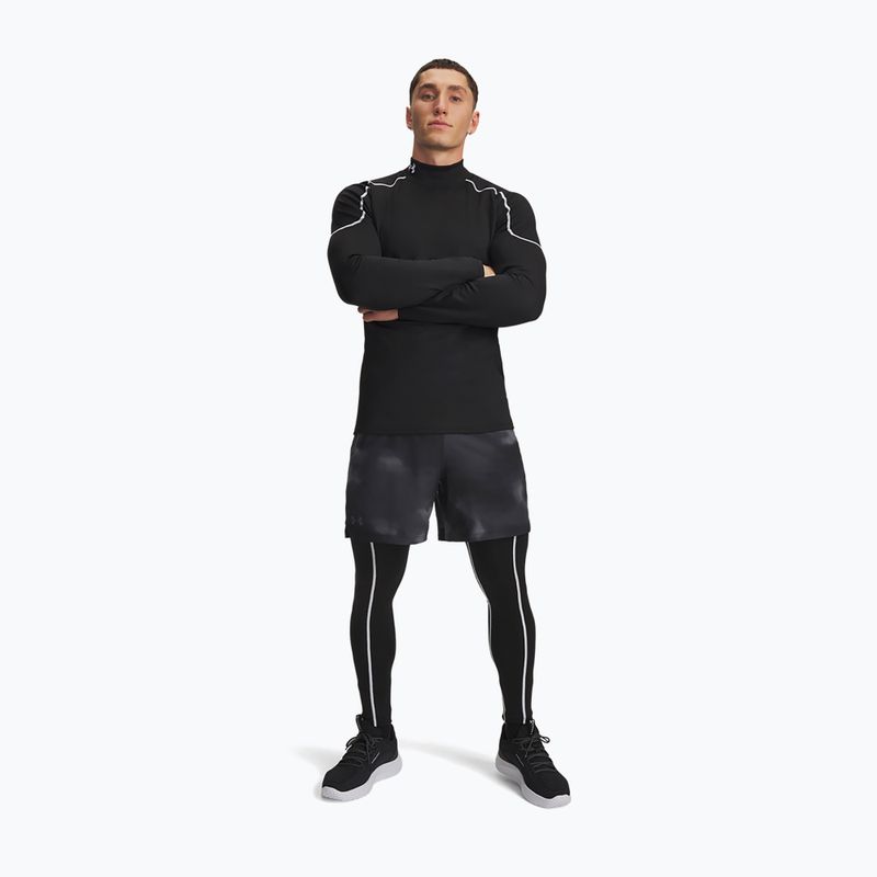 Vyriškos tamprės Under Armour Cold Weather Grid black/white/white 2