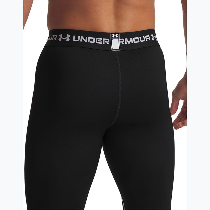Vyriškos tamprės Under Armour Cold Weather Grid black/white/white 4