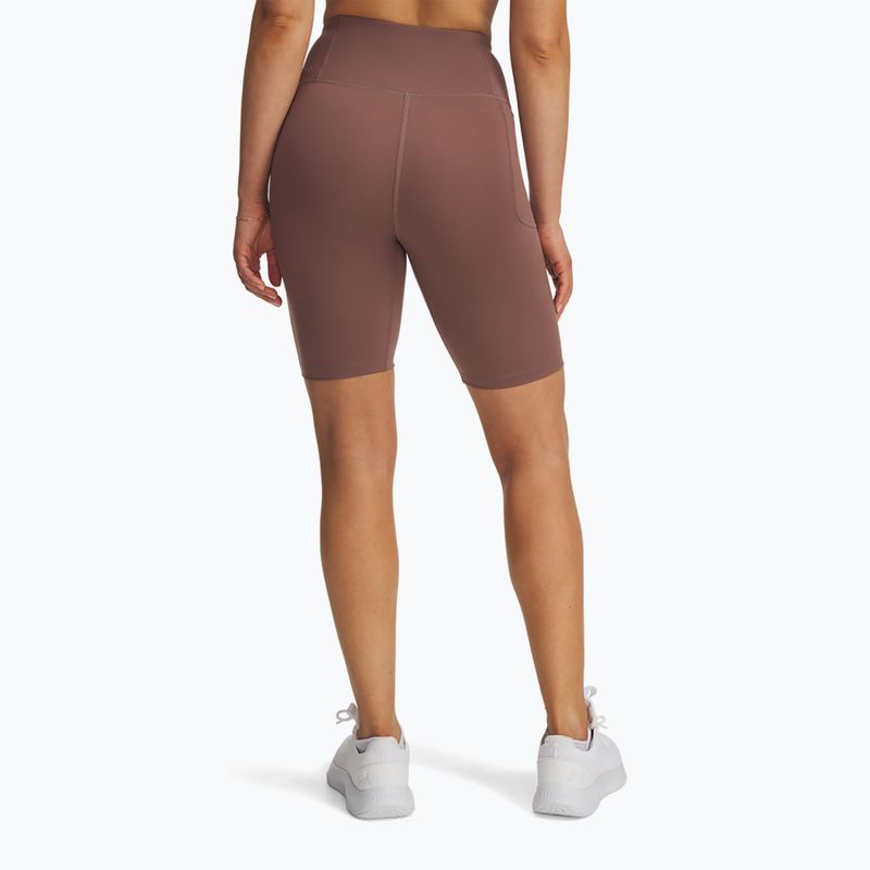 Moteriški treniruočių šortai Under Armour Motion Bike EMEA sierra taupe/white 3