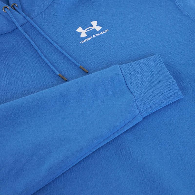 Moteriškas džemperis Under Armour Icon Fleece Hoodie blue atlantis/white 6