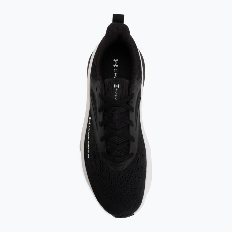 Vyriški bėgimo batai Under Armour Rogue 6 black/black/white 5