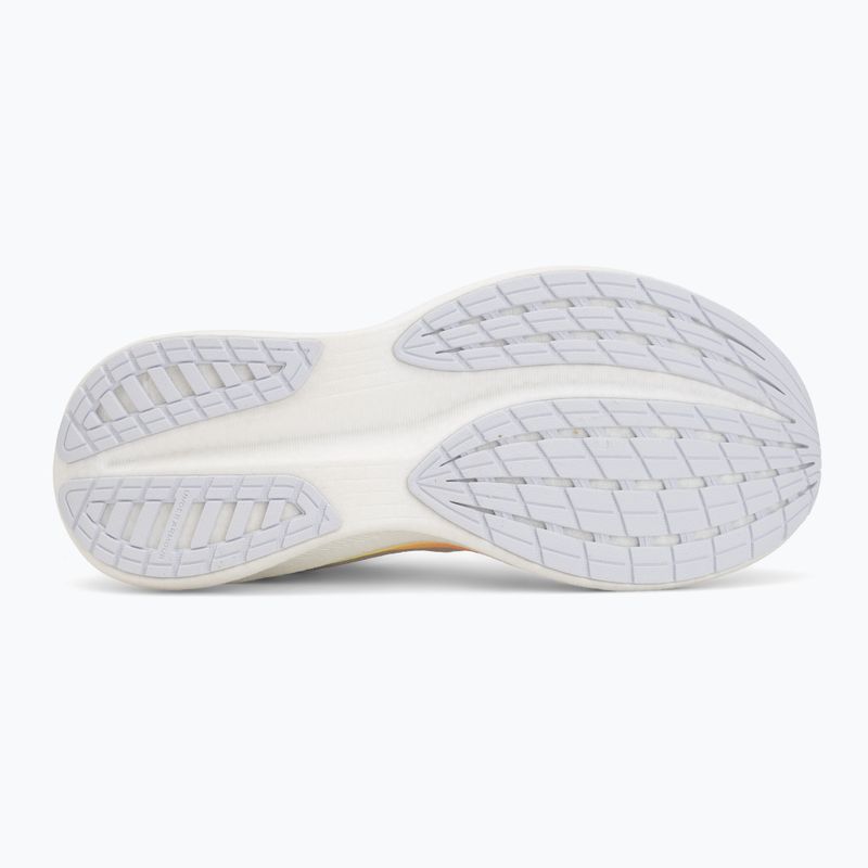 Moteriški bėgimo batai Under Armour Velociti SPD white/orange bloc/metallic silver 4