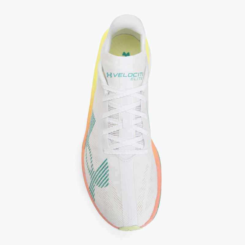 Bėgimo batai Under Armour Velociti Elite 3 white/valiant green/black 5