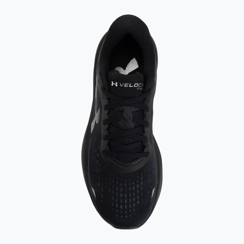 Vyriški bėgimo batai Under Armour Velociti Pace black/black/metallic silver 5