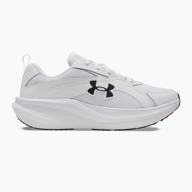 Vyriški bėgimo bateliai Under Armour Assert 11 balti/juodi/tolimos pilkos spalvos