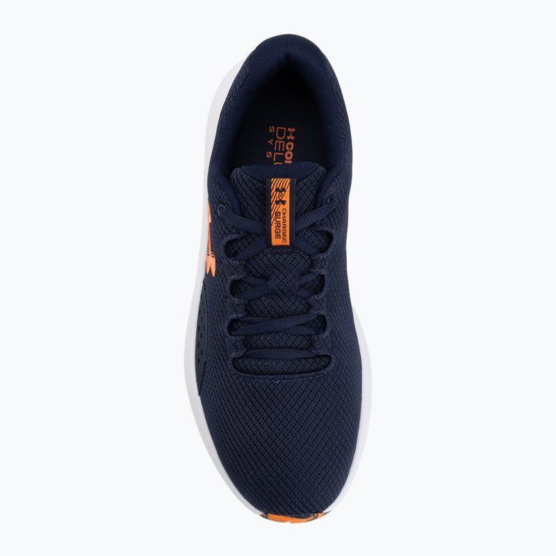 Vyriški bėgimo batai Under Armour Charged Surge 4 midnight navy/midnight navy/white 5