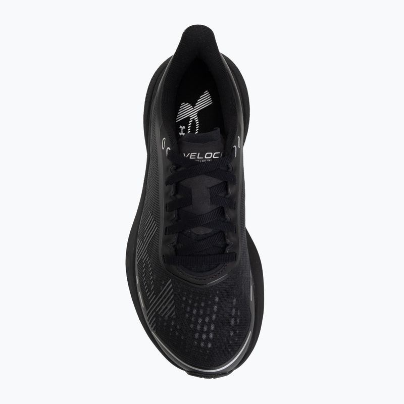 Moteriški bėgimo batai Under Armour Velociti Distance black/black/metallic silver 5