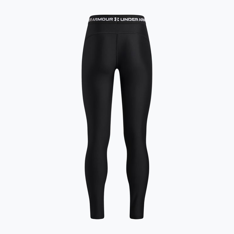Vaikiškos tamprės Under Armour HeatGear Graphic Leggings black/white 2