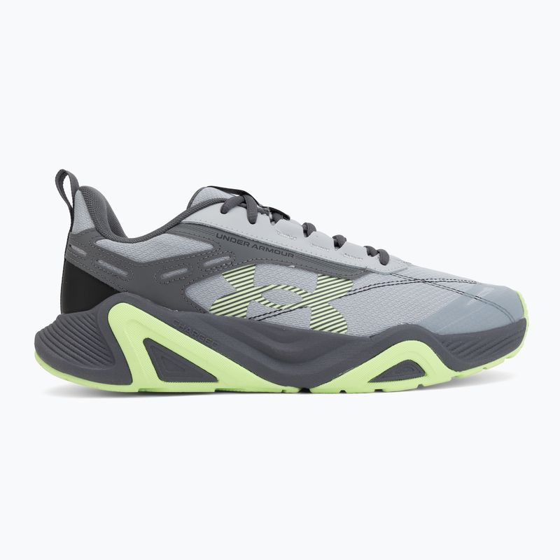 Vyriški treniruočių batai Under Armour Charged Commit TR 5 Mod Gray/Castlerock/Lumos Lime 2