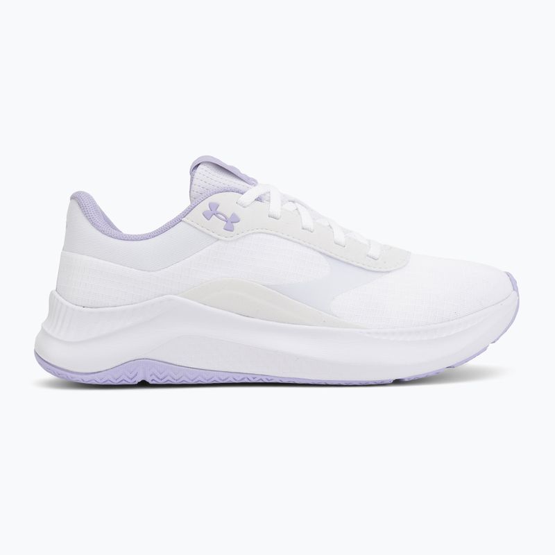 Moteriški treniruočių bateliai Under Armour Aurora 3 white/white/purple crest 2