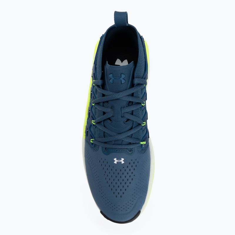 Vyriški treniruočių batai Under Armour Phantom X ultimate wham blue/hyper green/white 5