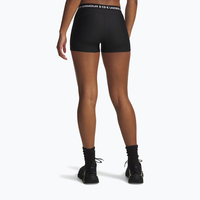 Moteriški treniruočių šortai Under Armour HeatGear Mesh Shorty ultimate black/white 3