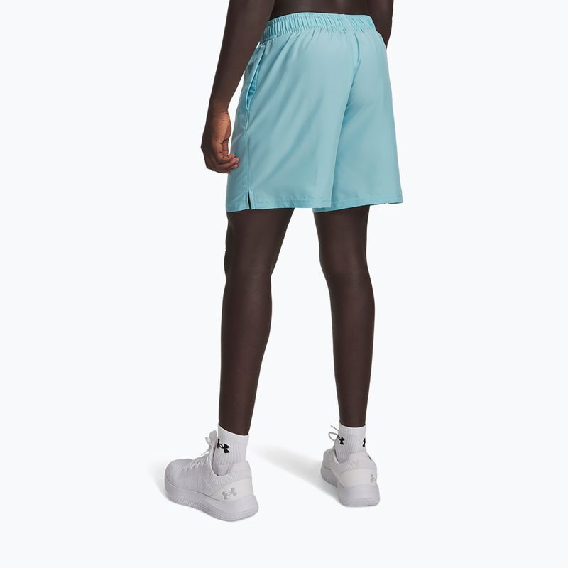 Vyriški treniruočių šortai Under Armour Woven Wordmark blue haze/black 3