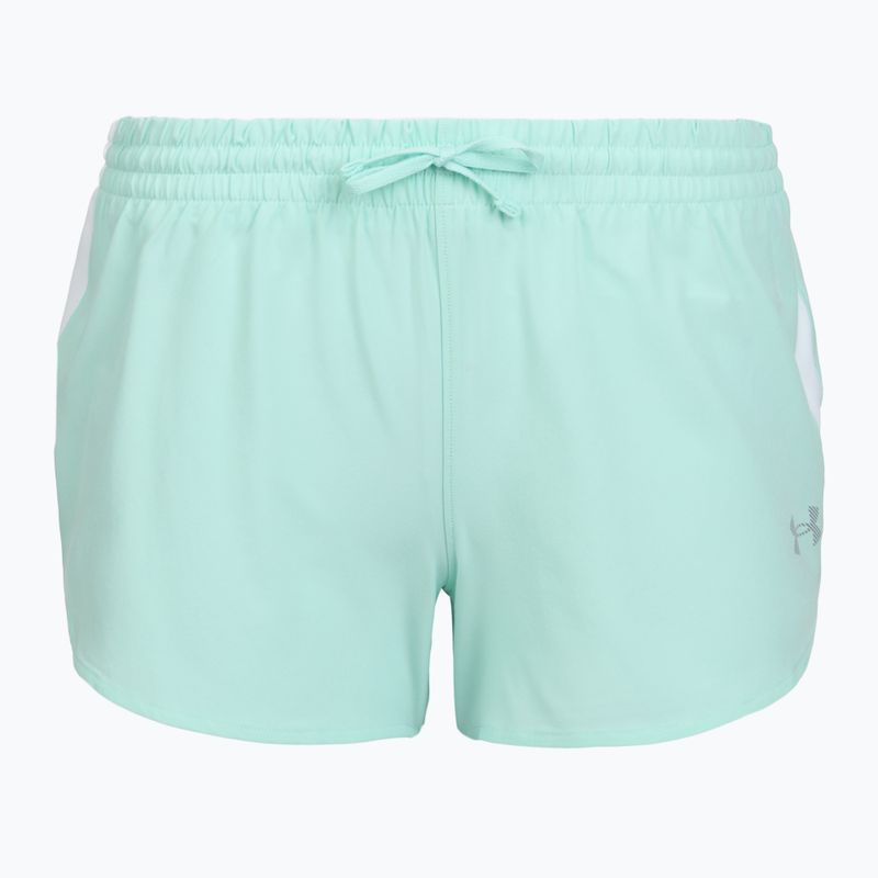 Moteriški bėgimo šortai Under Armour Velociti Pro 4" 2N1 refresh mint/castlerock