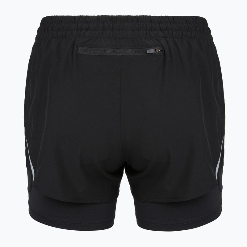 Moteriški bėgimo šortai Under Armour Velociti Pro 4" 2N1 ultimate black/ultimate black/ultimate black 2