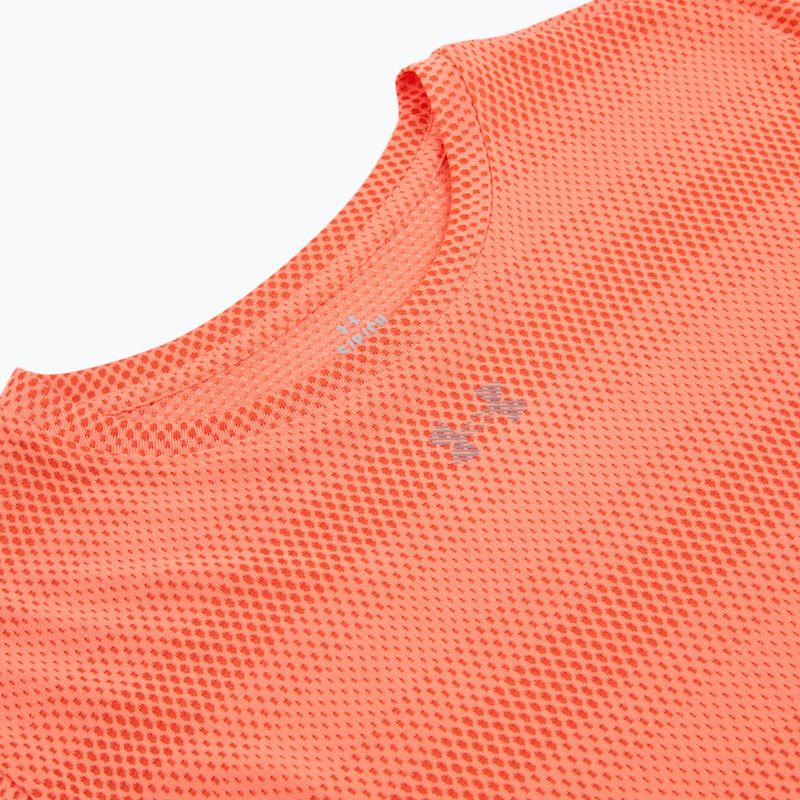 Moteriški bėgimo marškinėliai Under Armour Velociti electric tangerine/black/green mode 3