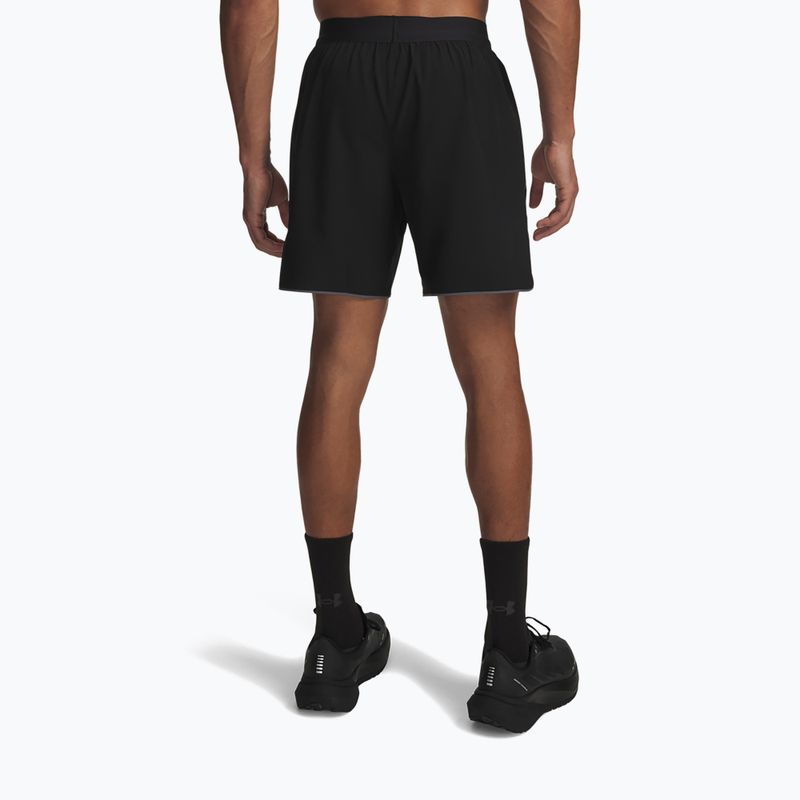 Vyriški bėgimo šortai Under Armour Velociti Pro 2IN1 Shorts ultimate black/reflective 3