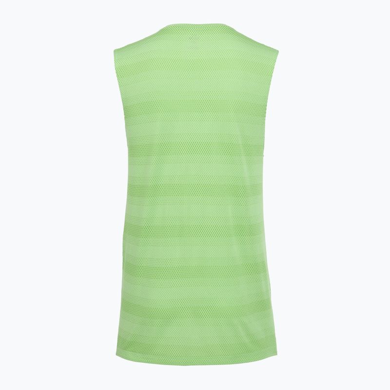Vyriški bėgimo marškinėliai Under Armour Velociti Tank lumos lime/white 2