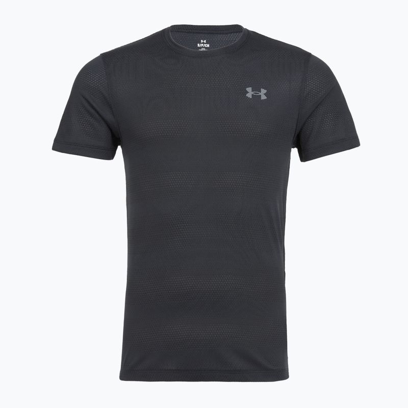 Vyriški bėgimo marškinėliai Under Armour Velociti black/black/metallic silver