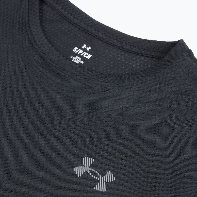 Vyriški bėgimo marškinėliai Under Armour Velociti black/black/metallic silver 3