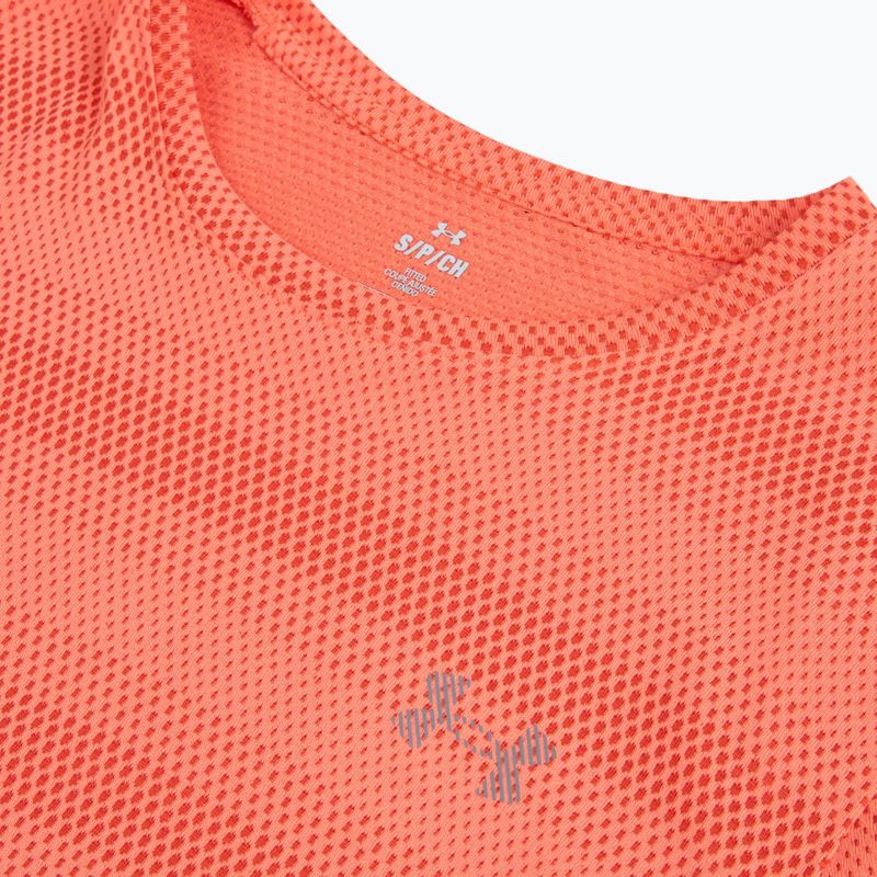 Vyriški bėgimo marškinėliai Under Armour Velociti electric tangerine/black/green mode 3