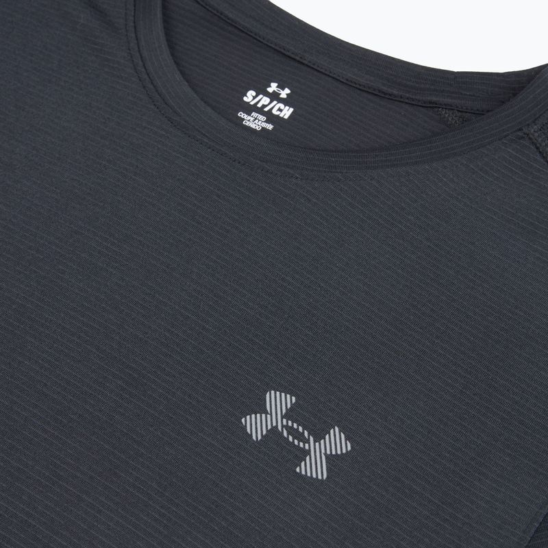 Vyriški bėgimo marškinėliai Under Armour Velociti Reflect black/black/metallic silver 3