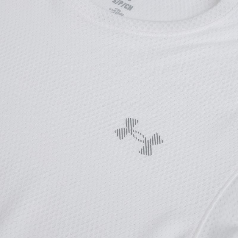 Vyriški bėgimo marškinėliai Under Armour Velociti white/black/distant gray 3