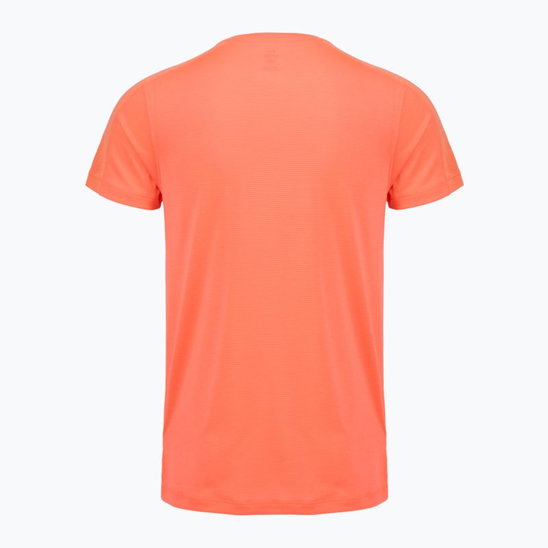 Vyriški bėgimo marškinėliai Under Armour Velociti Reflect electric tangerine/black/green mode 2