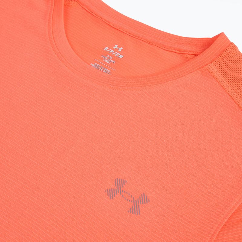 Vyriški bėgimo marškinėliai Under Armour Velociti Reflect electric tangerine/black/green mode 3
