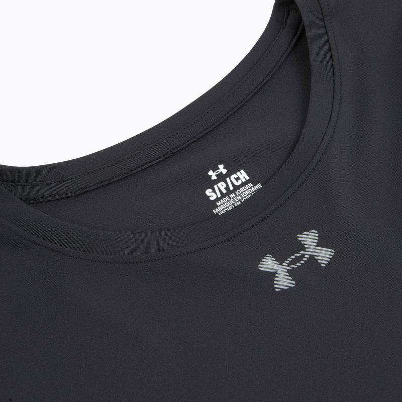 Moteriški bėgimo marškinėliai Under Armour Velociti Pro black/black/metallic silver 3