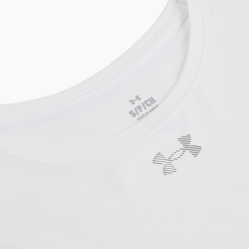 Moteriški bėgimo marškinėliai Under Armour Velociti Pro white/white/black 3