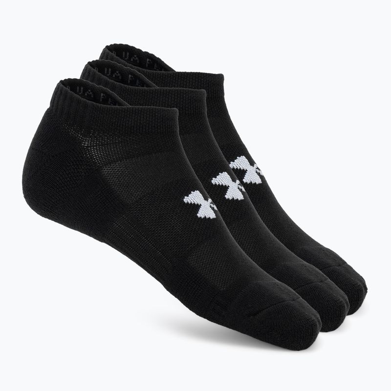 Vyriškos kojinės Under Armour Performance Cotton NS 3 pairs ultimate black/ultimate black/white 4