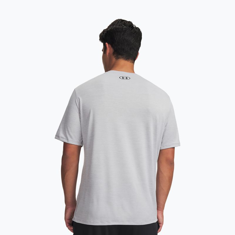 Vyriški treniruočių marškinėliai Under Armour Tech Vent halo gray/ultimate black 2