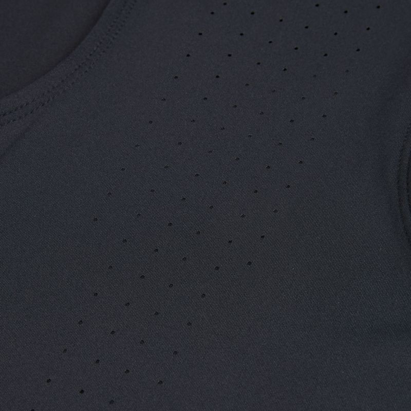Vyriški bėgimo marškinėliai Under Armour Velociti Pro Singlet black/black/metallic silver 4