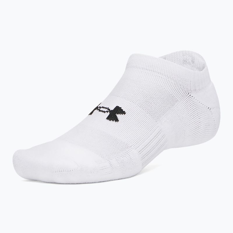Vyriškos kojinės Under Armour Performance Cotton NS 3 pack white/steel/steel 2