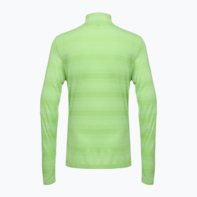 Vyriškas bėgimo džemperis Under Armour Velociti 1/4 Zip lumos lime/white 2